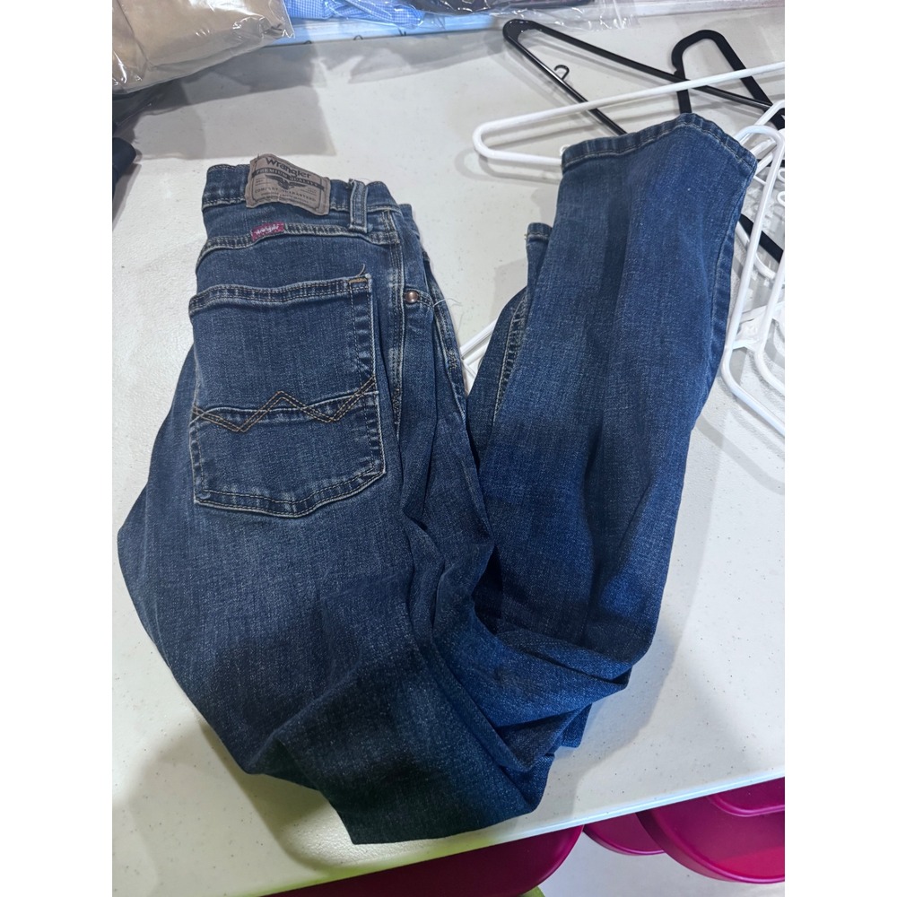 Wrangler Premium Quality Mens Slim Straight Jeans Dark Wash 28x30 112336257